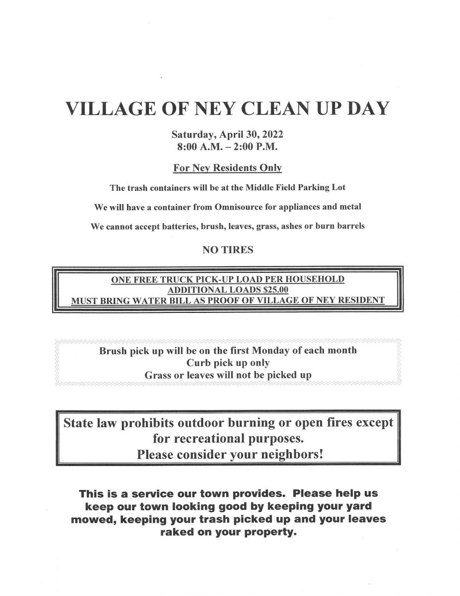 Annual Clean Up Day